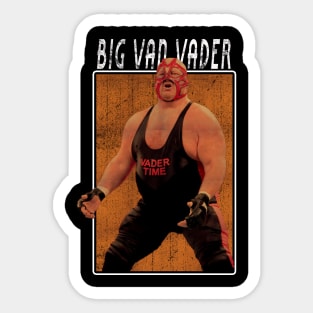 Vintage Wwe Big Van Vader Sticker